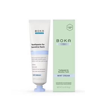 BOKA | SENSITIVE NANO-HYDROXYAPATITE TOOTHPASTE | MINT CREAM 3.4OZ.